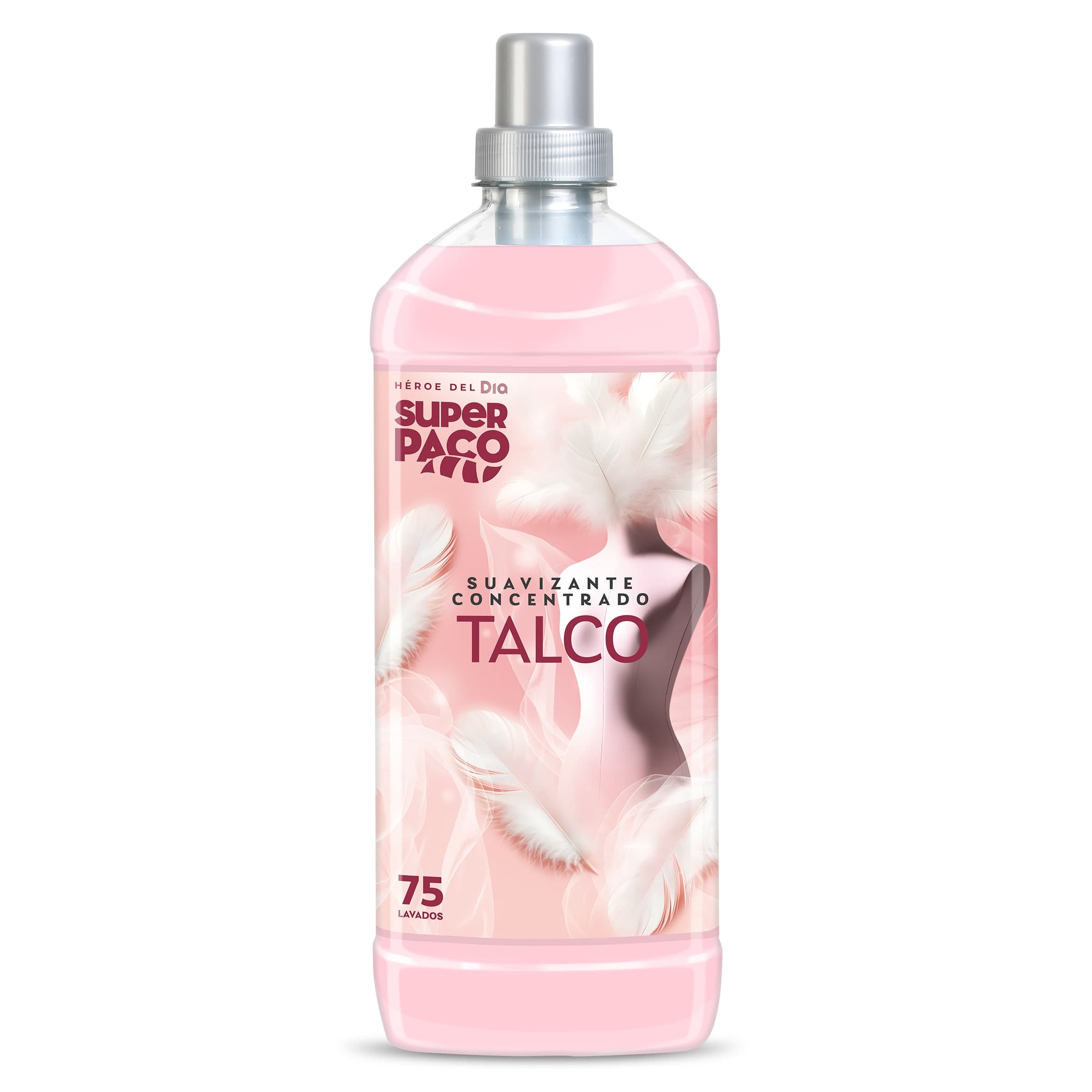 Suavizante concentrado talco Super Paco de Dia botella 75 lavados