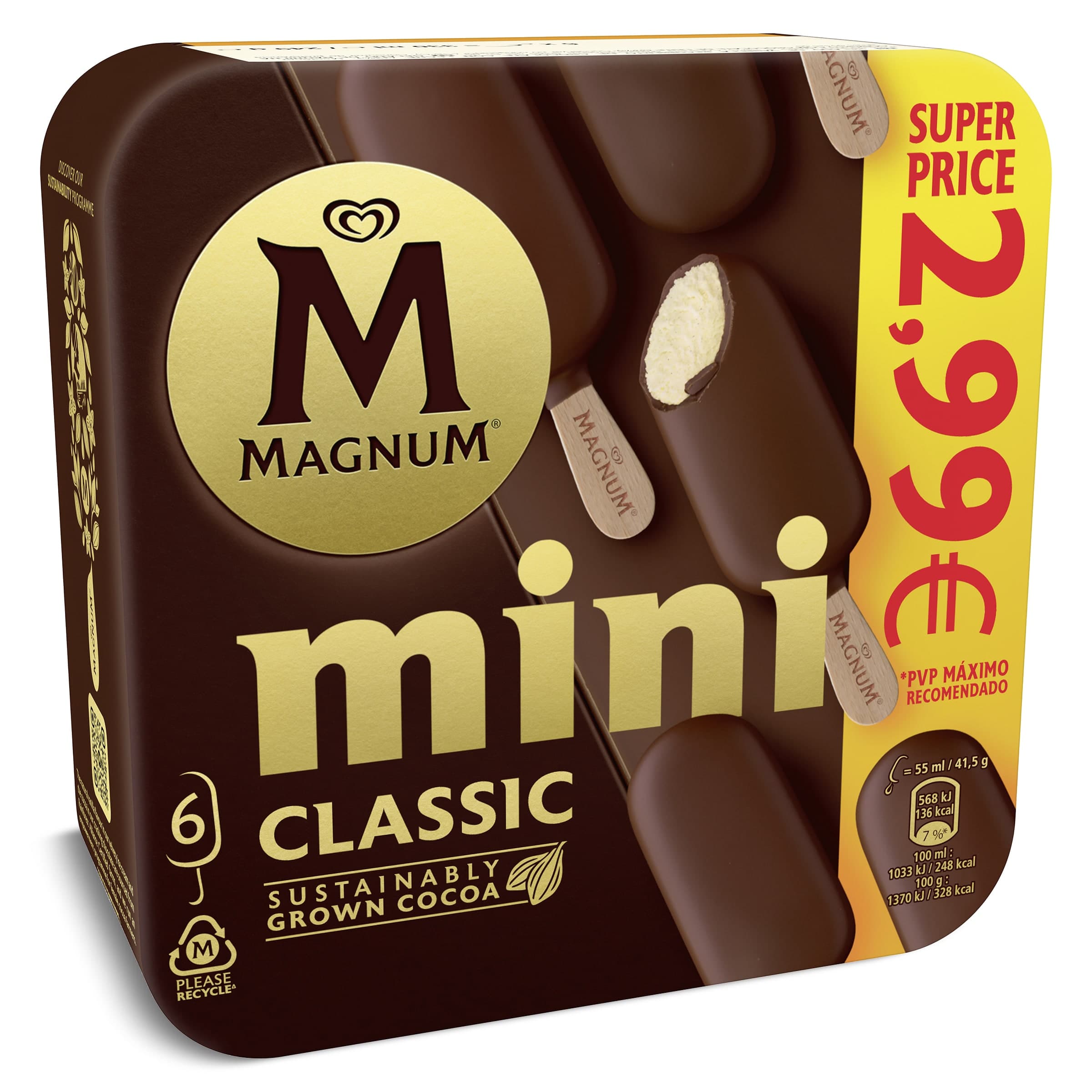 Magnum classic 6 x 41,5 g