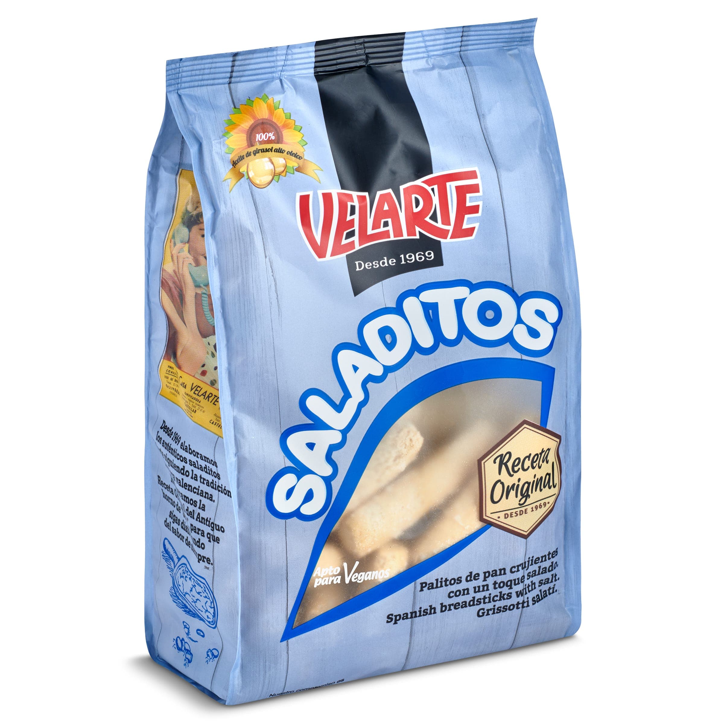 Palitos de pan Saladitos Velarte 200 g