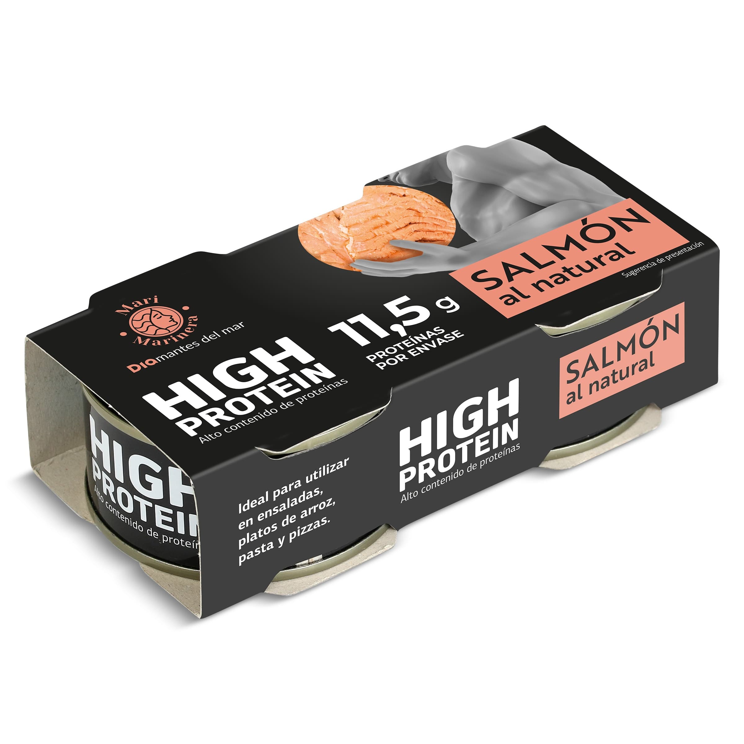 Salmón al natural alto en proteínas Dia mari marinera 2 x 50 g Dia Mari Marinera 2 x 50 g