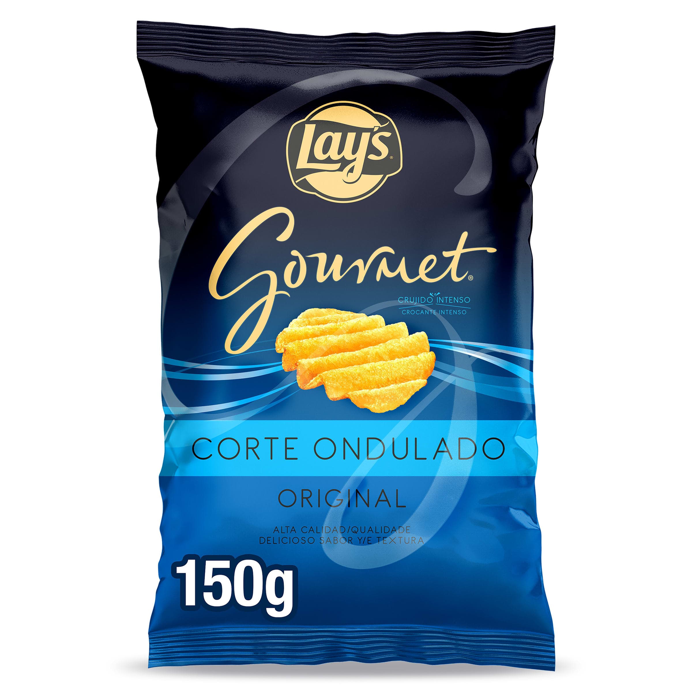 Lay's Gourmet onduladas 150 g