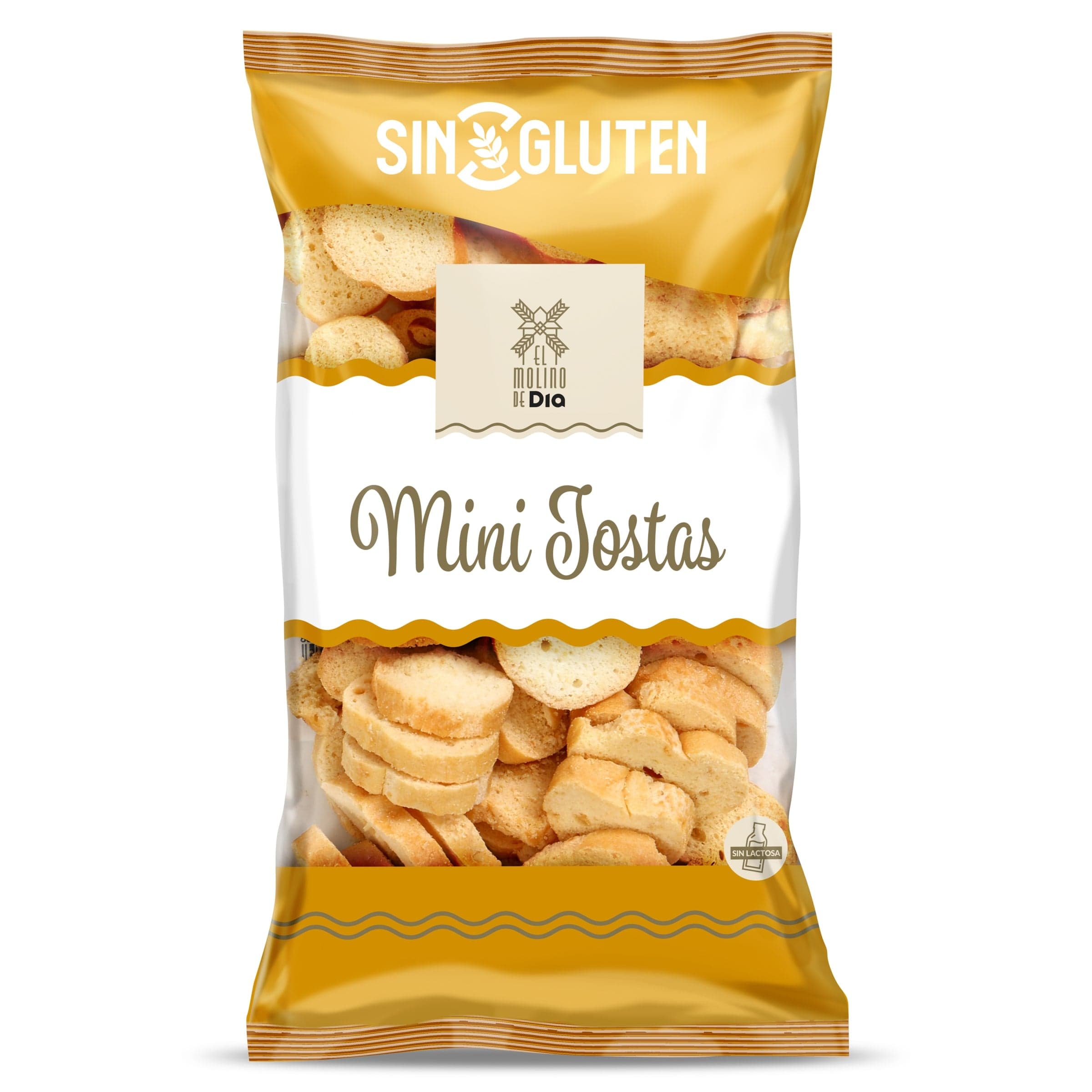 Mini tostas sin gluten El molino de Dia 100 g