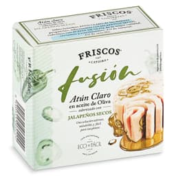 Atún claro en aceite de oliva con jalapeños Friscos 50 g