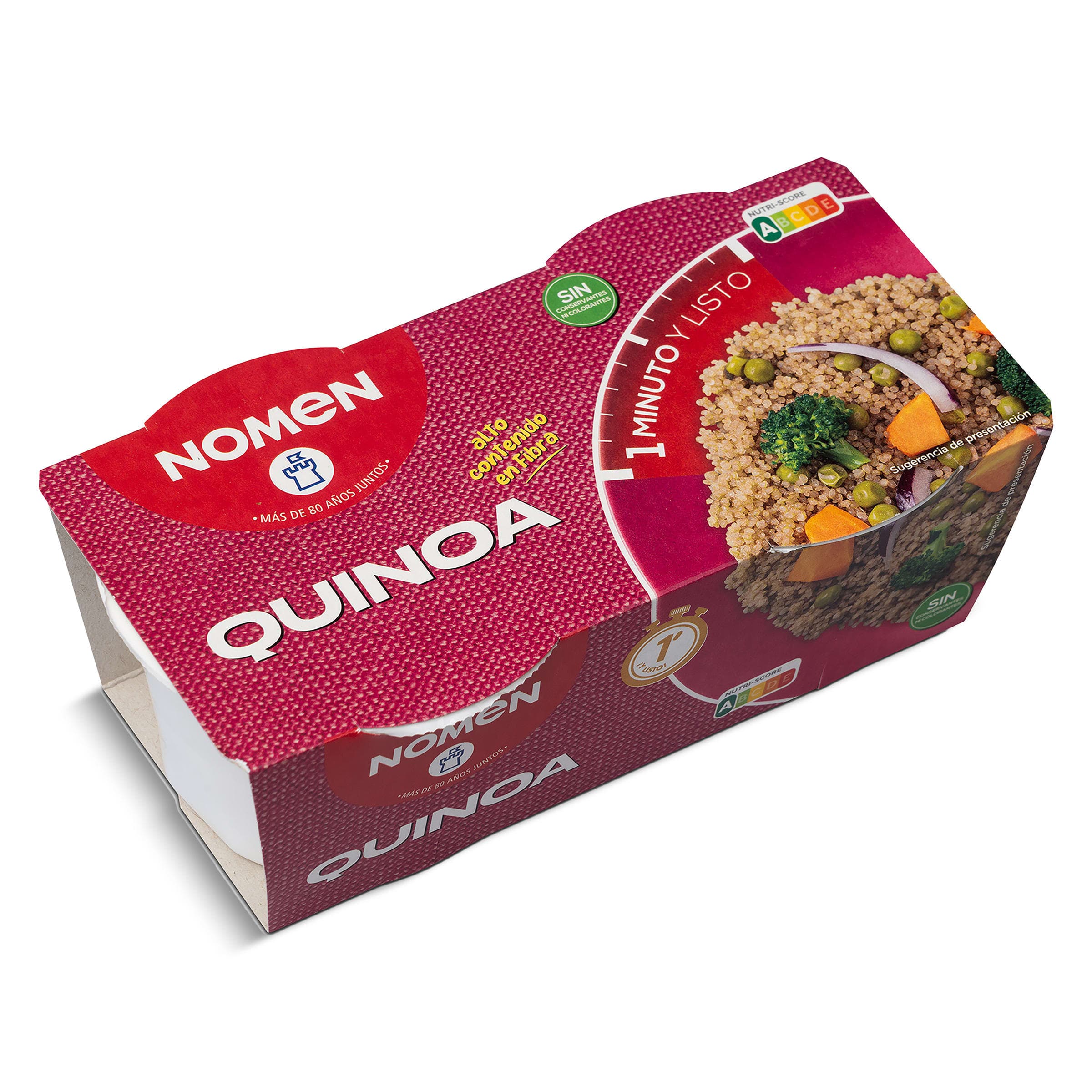 Vasos de quinoa Nomen 2 x 125 g