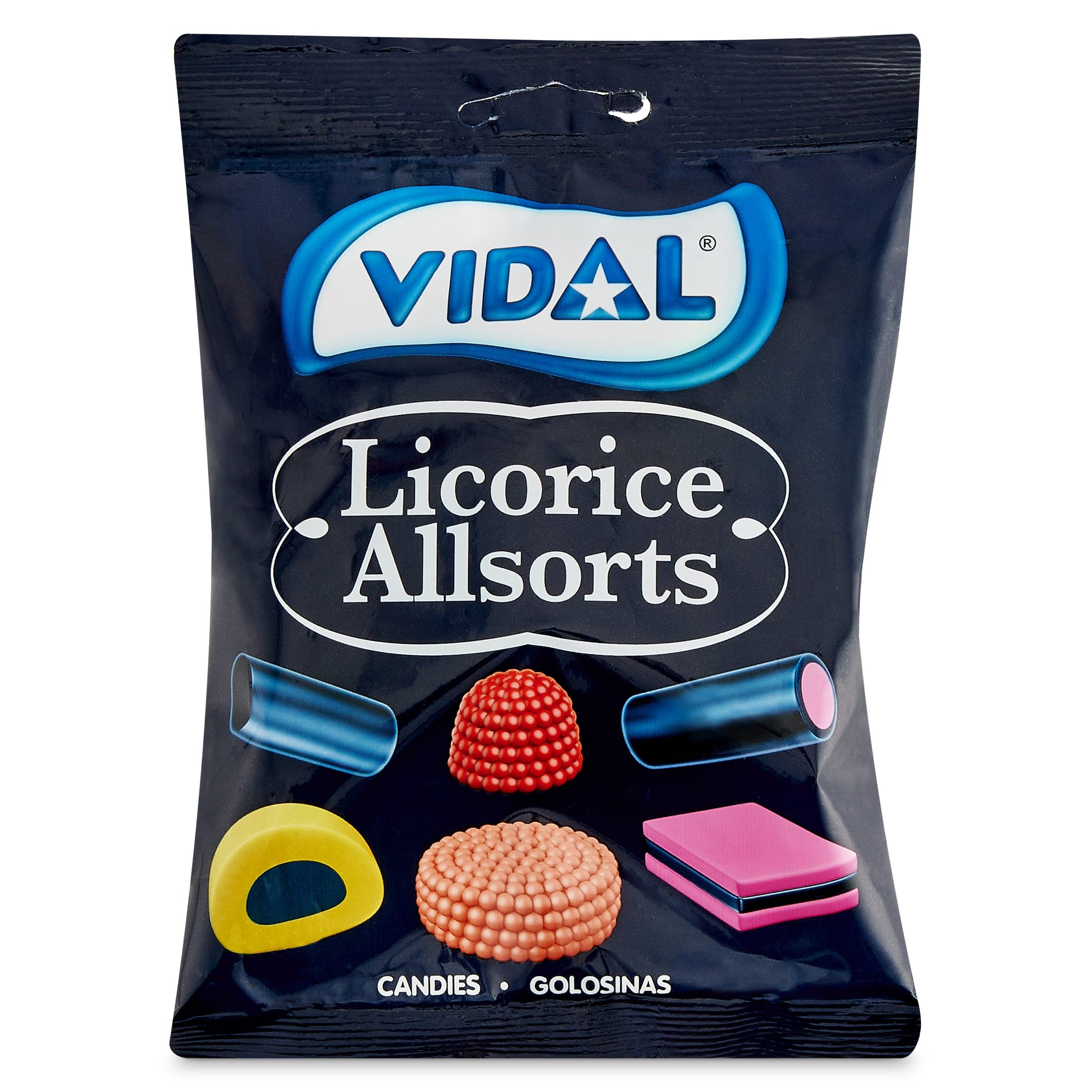 Golosinas surtidas licorice allsorts Vidal 90 g