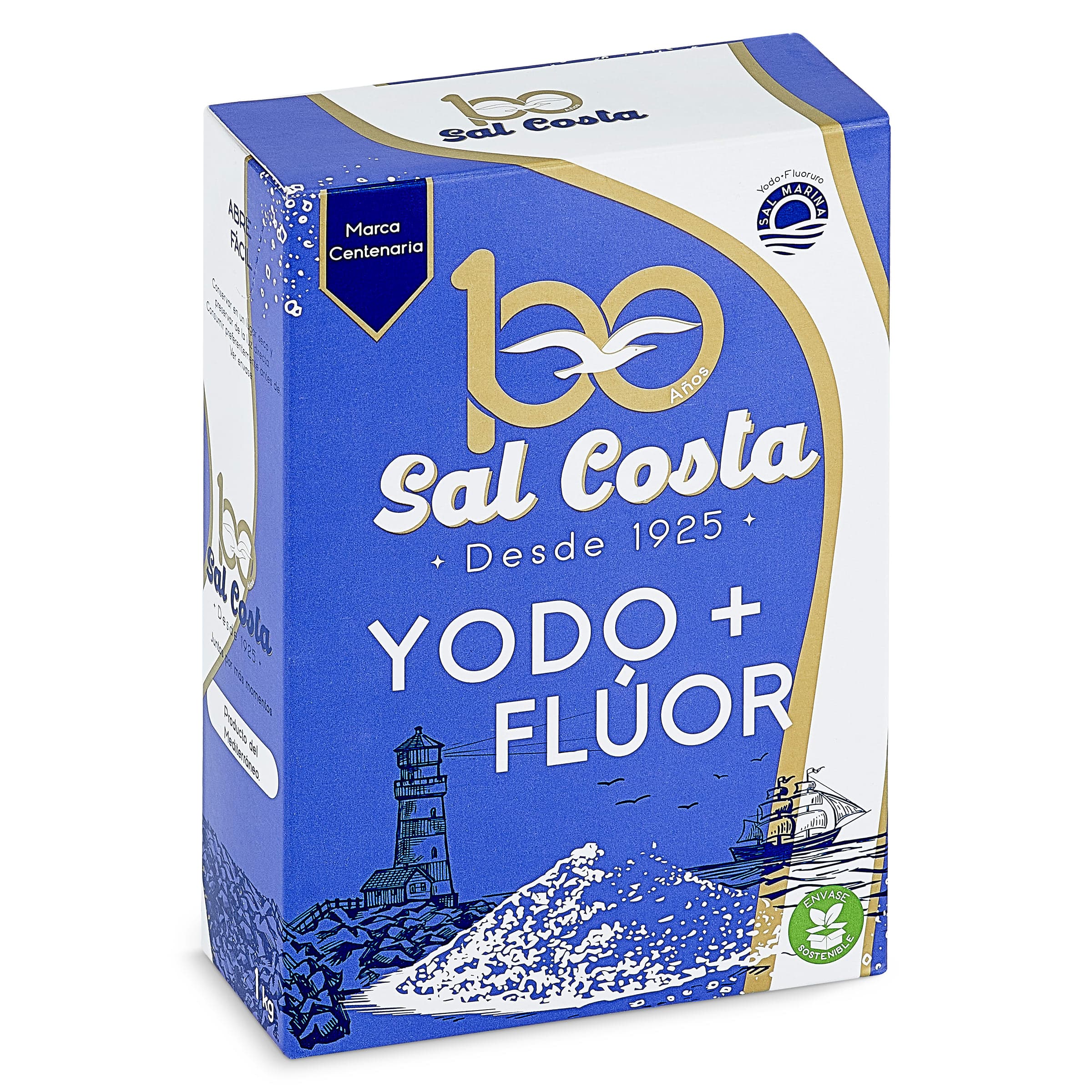 Sal marina con yodo y flúor Costa 1 Kg