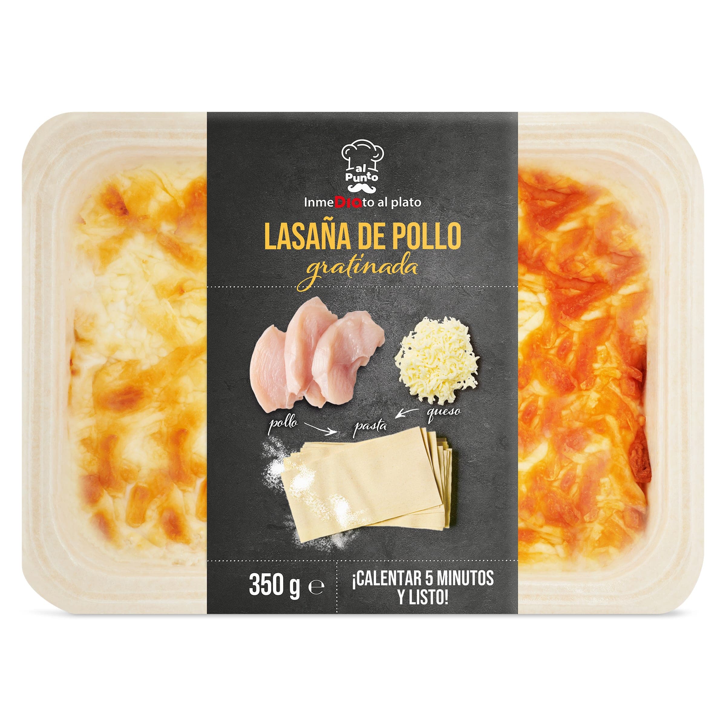 Lasaña de pollo gratinada Dia Al Punto 350 g