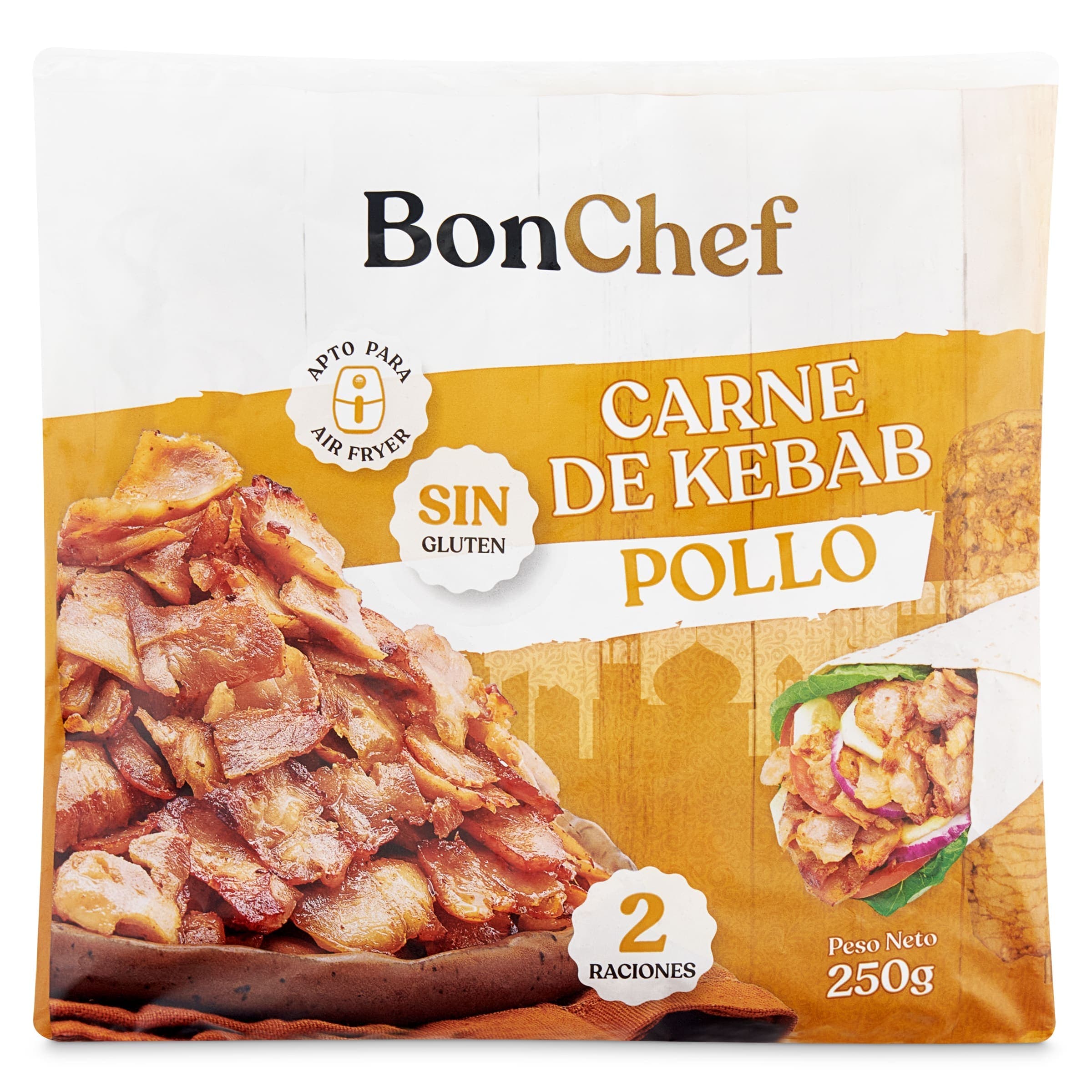 Carne de kebab de pollo Bonchef 250 g