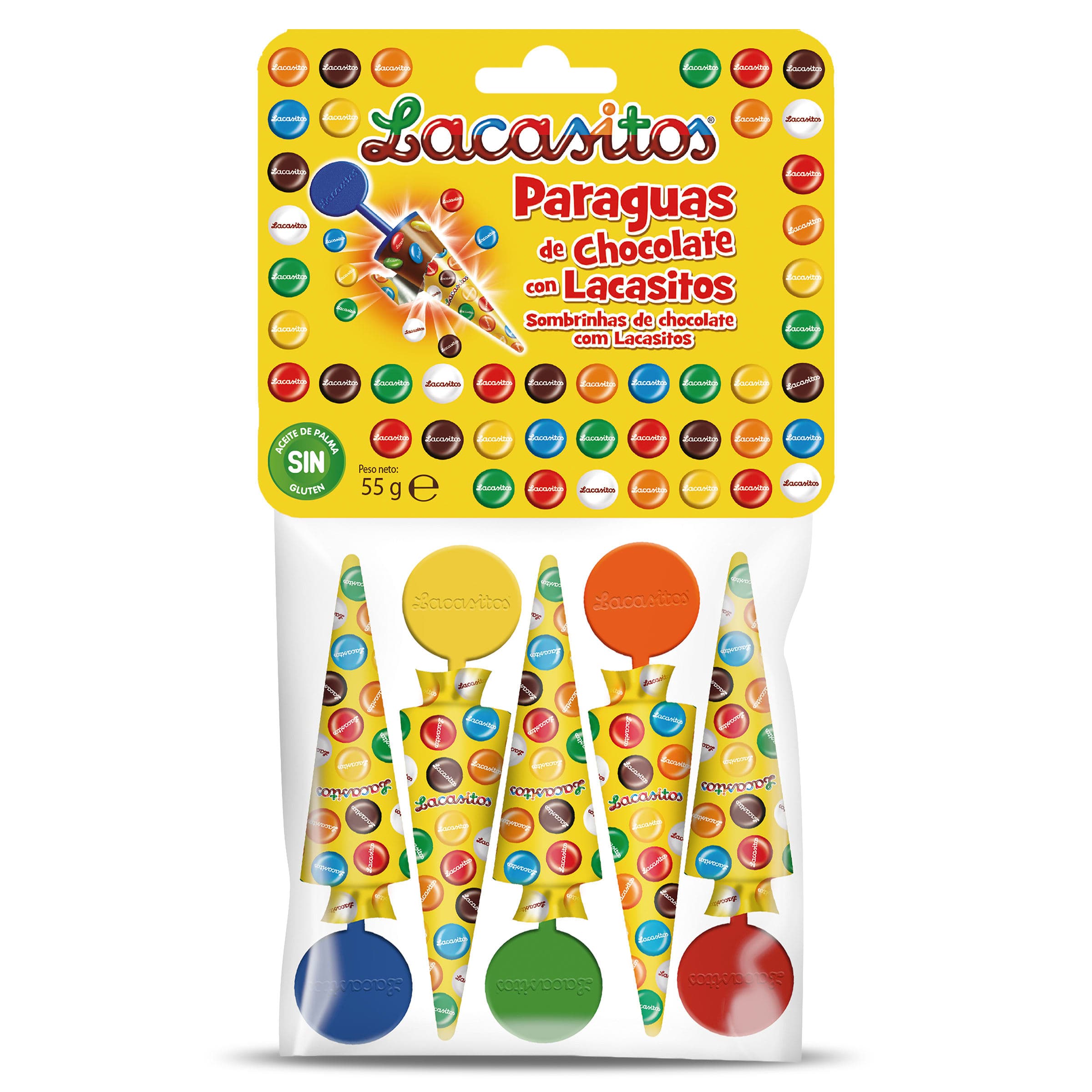 Paraguas de chocolate Lacasa bolsa 50 g