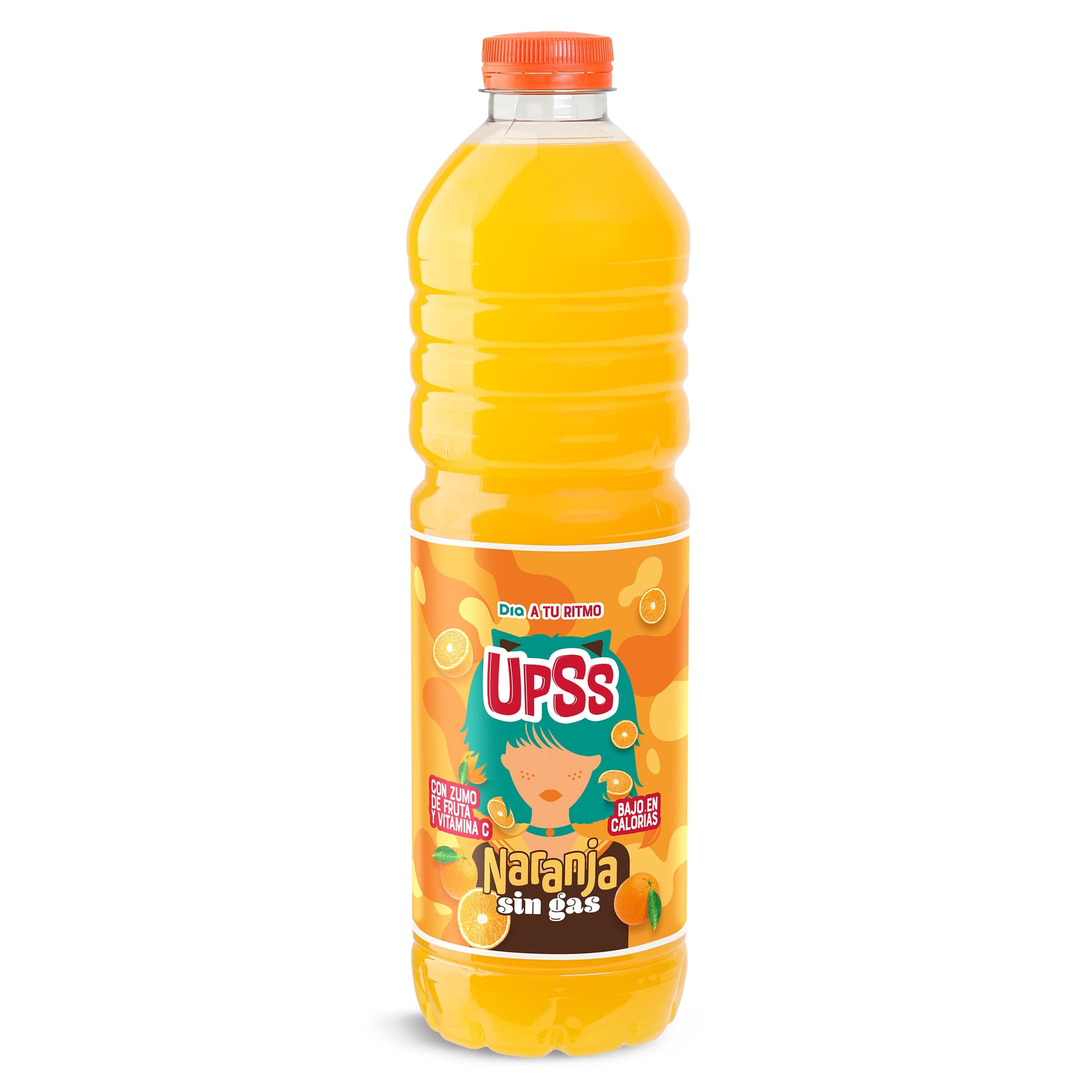 Refresco de naranja sin gas Dia Upss 1.5 L