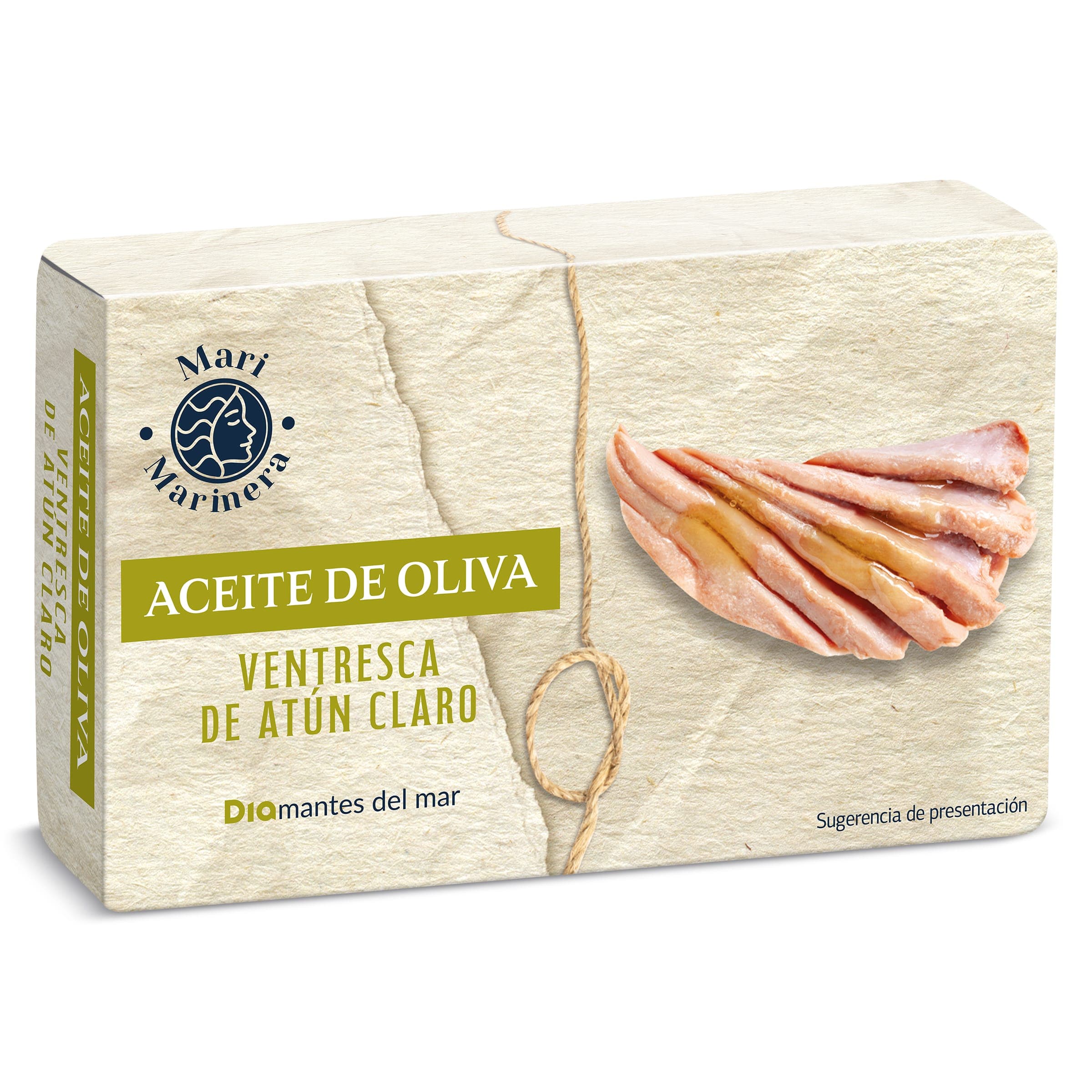 Ventresca de atún claro en aceite de oliva Dia Mari Marinera 78 g