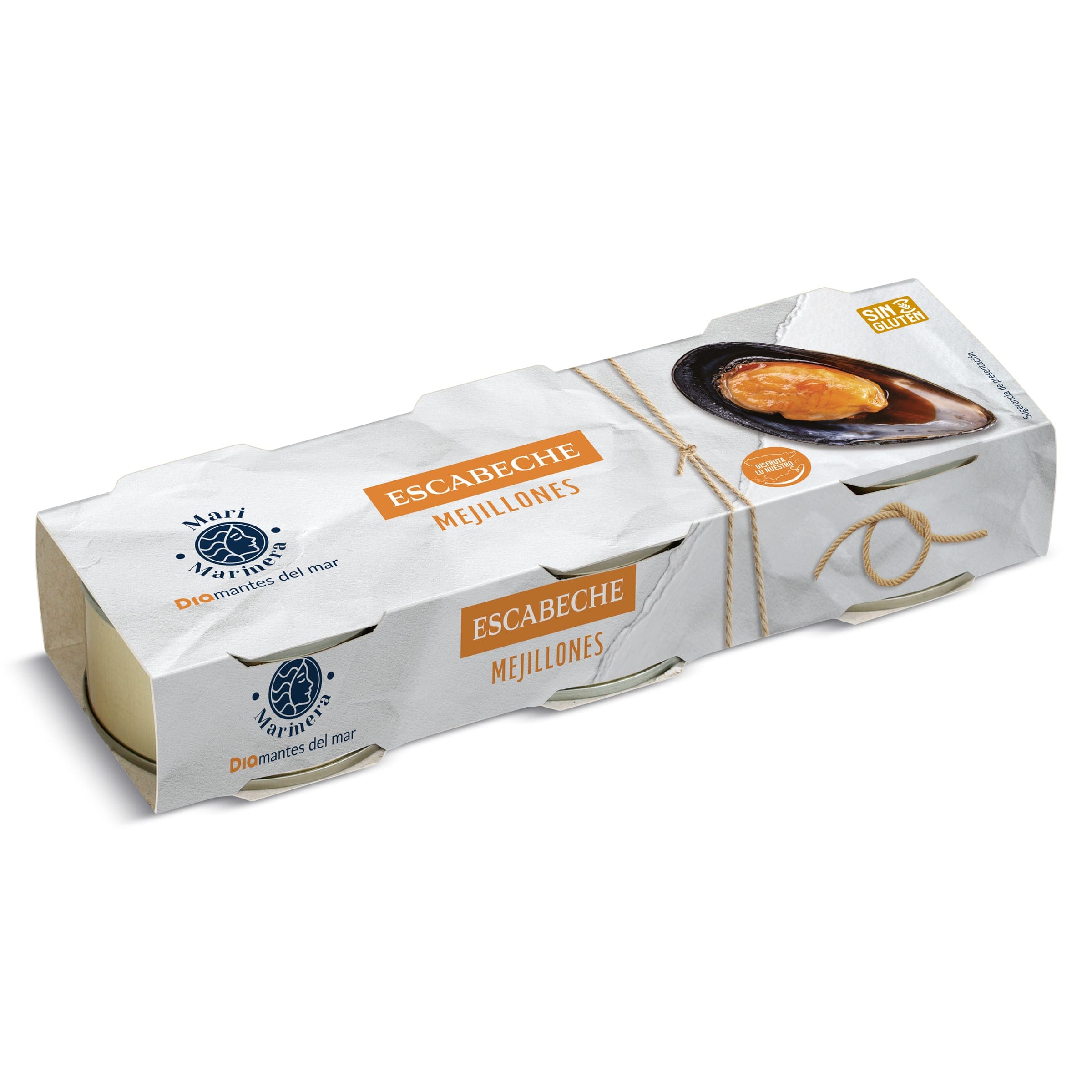 Mejillones en escabeche Dia Mari Marinera 3 x 43 g