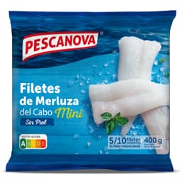 Filetes de merluza sin piel mini Pescanova 400 g
