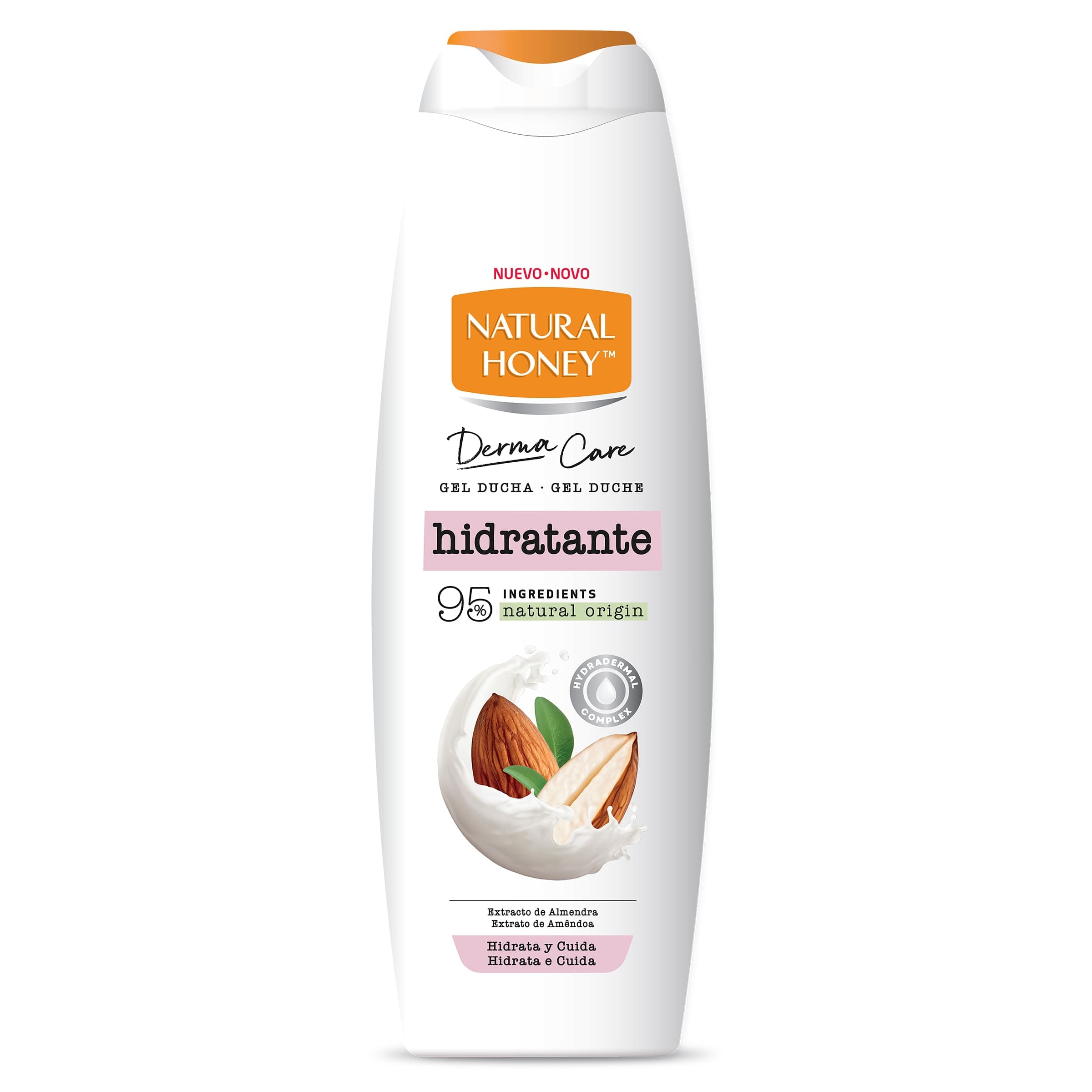 Gel de baño hidratante Natural Honey botella 650 ml