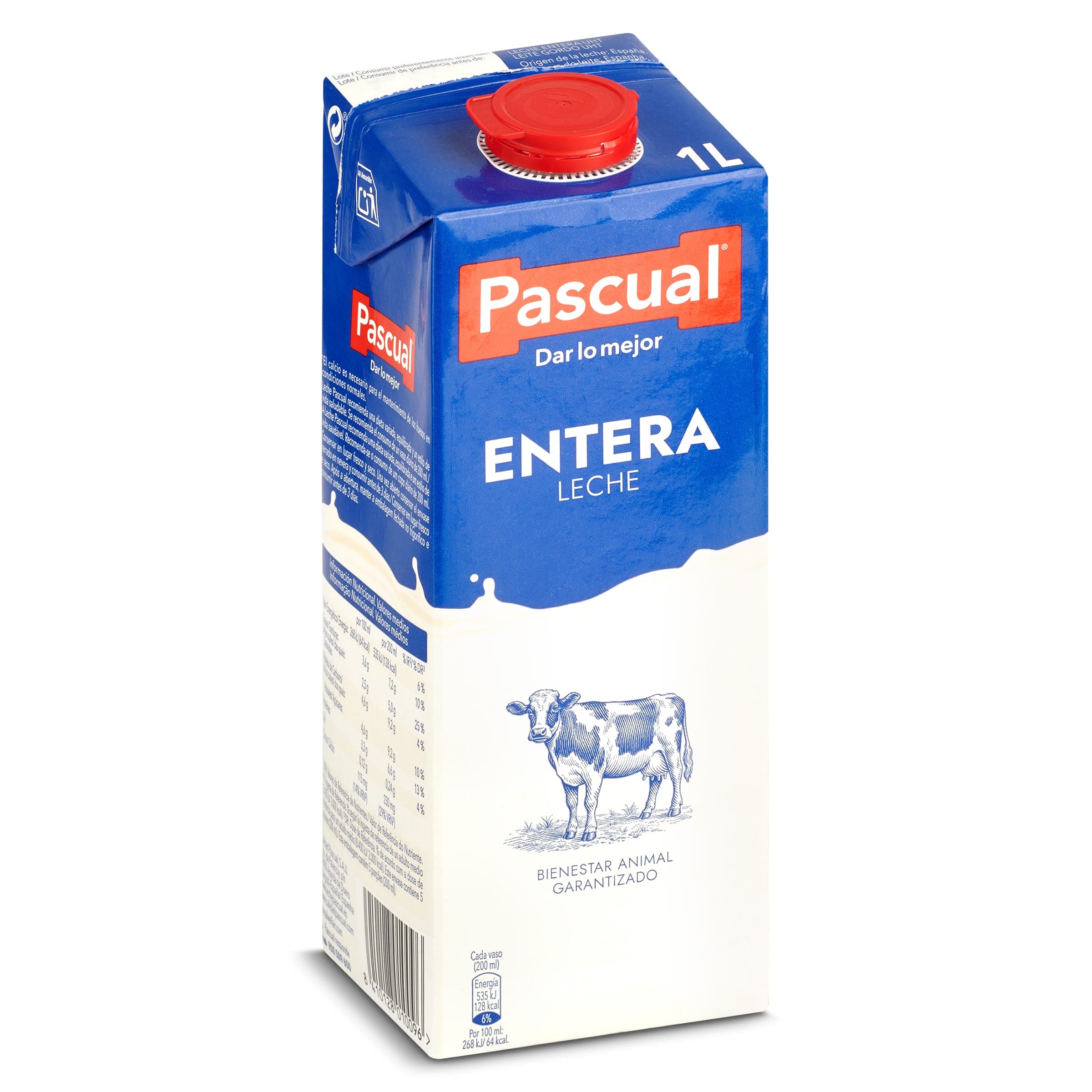 Leche entera Pascual 1 L