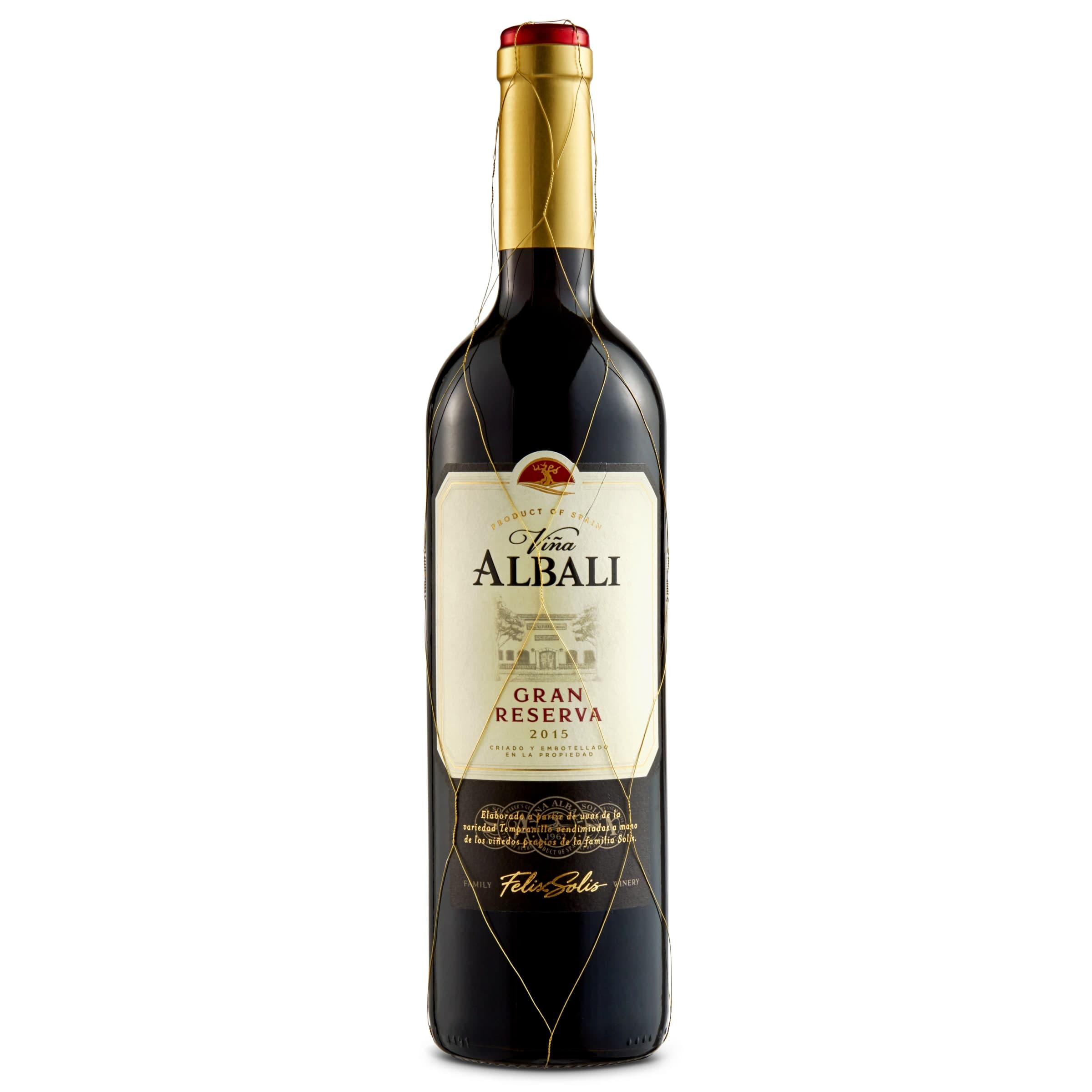 Vino tinto gran reserva D.O. Valdepeñas Viña Albalí 75 cl